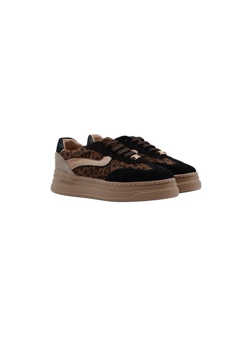 1050 TENNIS PLATFORM LEO MULTI JANET & JANET | 1050PCBROWN
